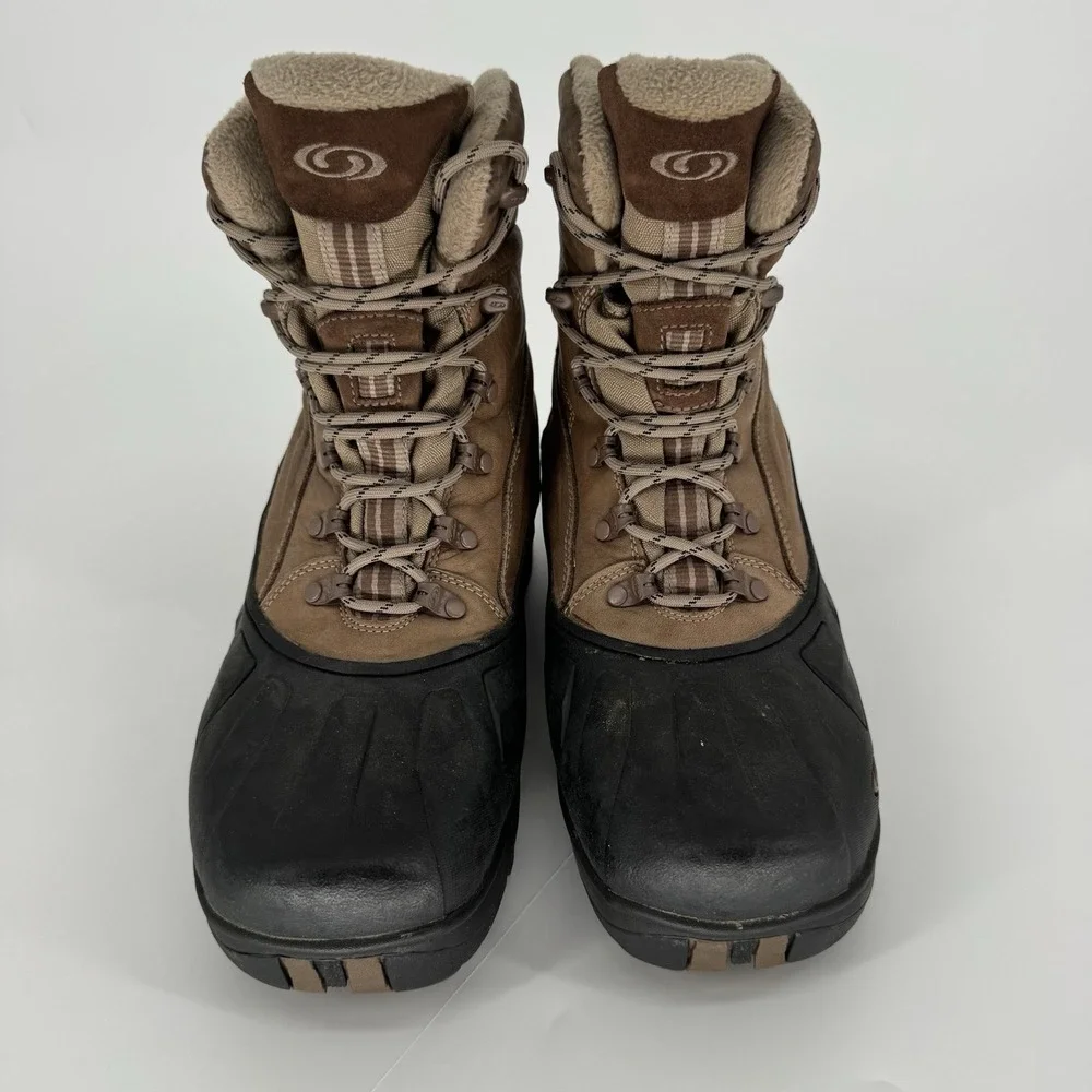 SALOMON Scrambler FG TS Mens WaterProof Contragrip Hiking Snowshoe Boots Size 10